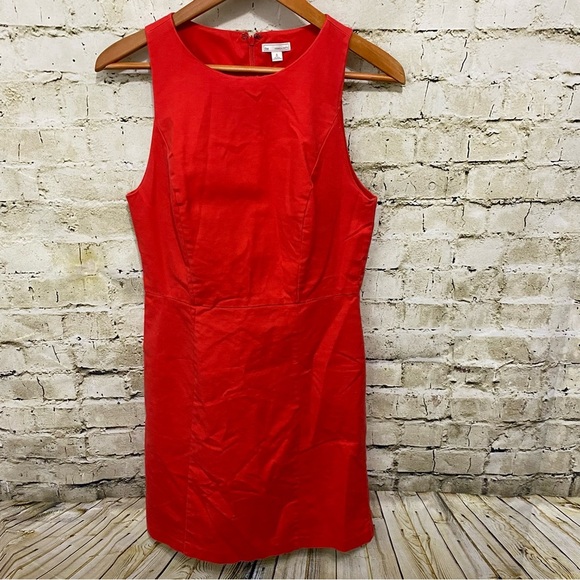 GAP Dresses & Skirts - Gap Red Sleeveless High Neck Sheath Dress